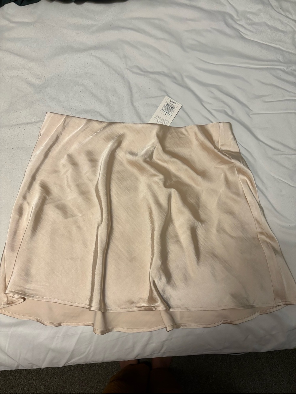 a new day Satin A-Line Skirt - Blush Pink